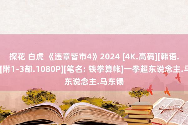 探花 白虎 《违章皆市4》2024 [4K.高码][韩语.中字][附1-3部.1080P][笔名: 铁拳算帐]一拳超东说念主.马东锡